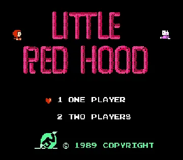 Little Red Hood - Xiao Hong Mao (Asia) (Ja) (Unl) screen shot title